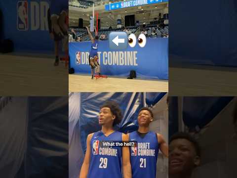 VJ Edgecombe’s vertical had everyone reacting!