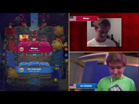 Wings vs ahcraaaap - 2017 Clash Royale Crown Championship NA