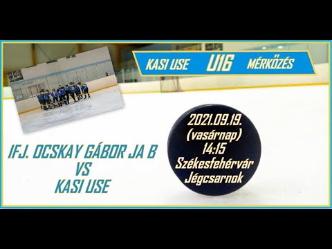U16 Jégkorong mérkőzés összefoglaló - Ifj. Ocskay Gábor JA B - KASI USE  2021.09.19.