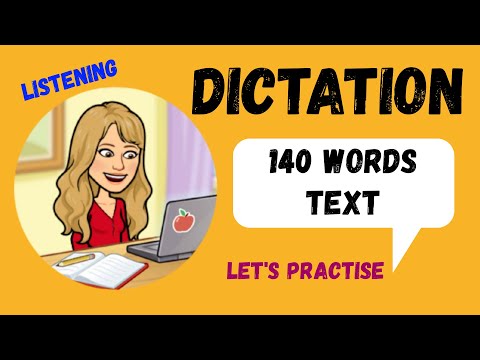 📝DICTADO en INGLÉS - 140 WORDS - Routines in PRESENT SIMPLE #LISTENING🎧