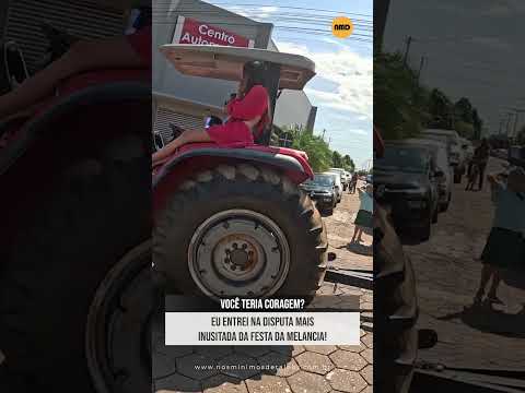 VOCÊ TERIA CORAGEM DE ENTRAR NESSA DISPUTA? 🍉😳 #uruana #melancia #festa #turismo #curiosidades