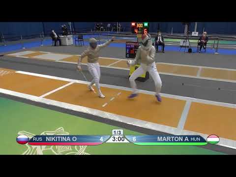 Budapest 2021 SWS - L8 - Nikitina RUS v Marton HUN