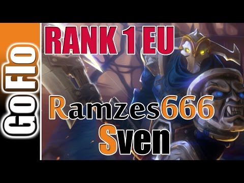 Sven Ramzes666 RANK 1 EU 8727mmr Full Gameplay 6.88b