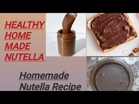 How to make a healthy chocolate spread recipe at your home.