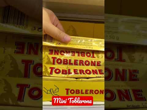 ASMR Mini Toblerone #toblerone #mini #chocolates #asmr #shorts