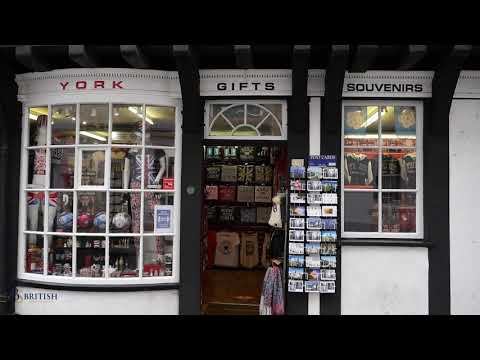 Loja de presentes e lembranças de York | Lembranças britânicas | High Petergate | Reino Unido