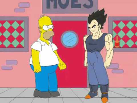 Homero Simpson vs. Vegeta - Parodia