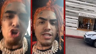 Lil Pump Mad AF! FLIPS OUT ON THE LV STORE!