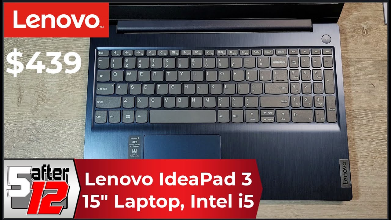 Lenovo IdeaPad 3 | Windows 10 | Intel Core i5-1035G1 | 15.6 inches | 81WE00ENUS
