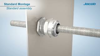 Jacob EMC Cable Gland - for the safe installation of shielded cables a