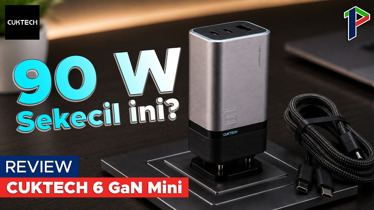 Charger 90W Sekecil Ini? - CUKTECH 6 GaN Charger Mini | Review Indonesia