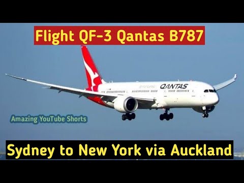 QF3 Qantas B787 Sydney to New York via Auckland #qantas #qantasa380 #qantasairways #qantasairlines