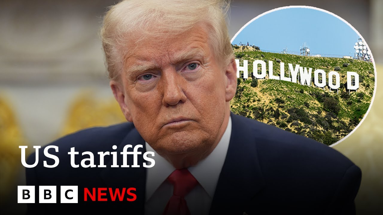Trump says non-US movies to be hit with 100% tariffs | BBC News