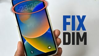 iPhone Date and Time dim on lock Screen | How To Fix Date and Time dim on iPhone lock Screen |