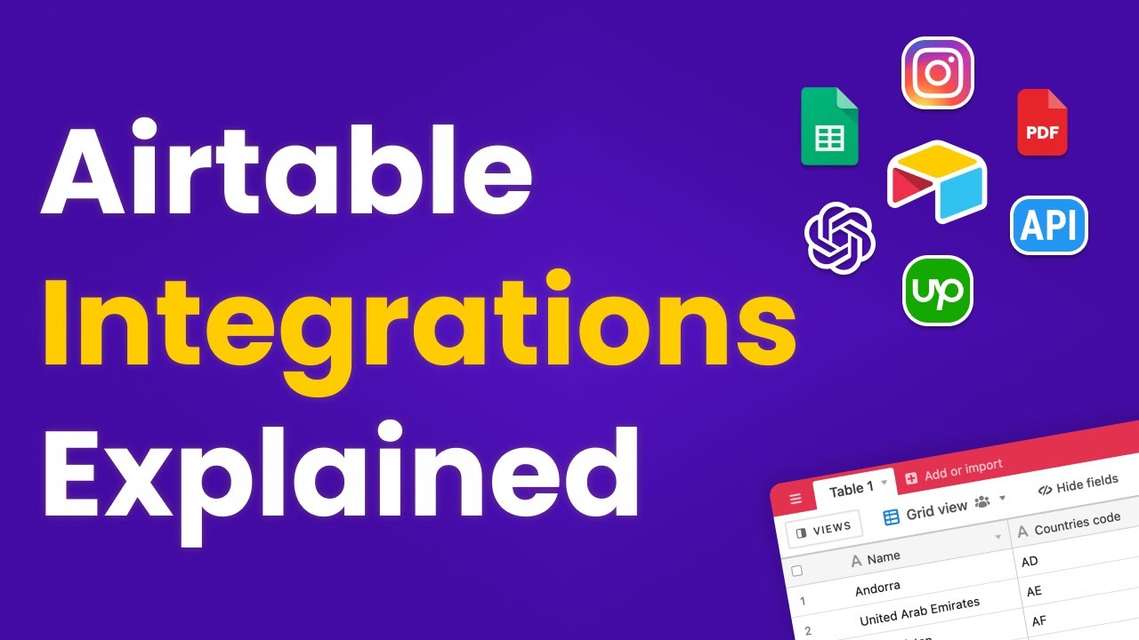 Airtable Integrations Tutorial: How to Connect Airtable to Other Tools