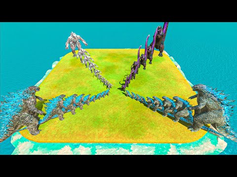 What If Growing Godzilla 2014 VS SHIN GODZILLA VS GODZILLA 2021 VS Mechagodzila 2021 Size Comparison