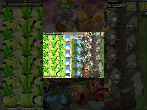 PvZ 2 -Plantfood- Pea pod Plants Level 1,5,Max Vs Gargantuar Zombie Team #shorts #pvz2