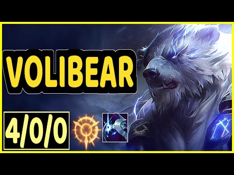 VOLIBEAR VS KAYLE - 4/0/0 KDA TOP GAMEPLAY DIAMOND II