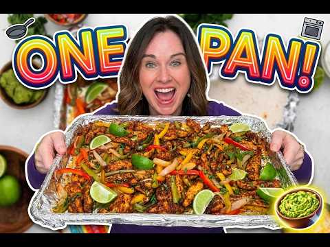 EASY Sheet Pan Chicken Fajitas (Minimal Cleanup, Maximum Flavor!)