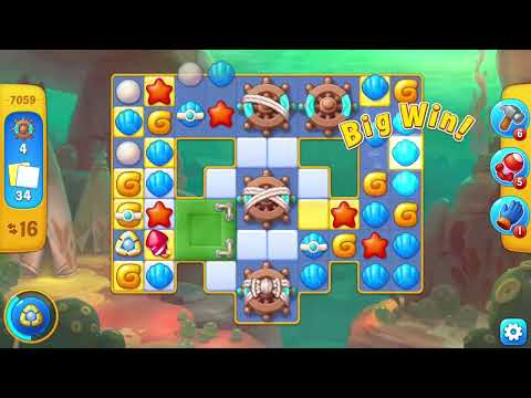 [FISHDOM Walkthrough] Level 7059 Hard