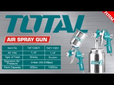 Features & Uses of Total Paint Spray Gun 400cc
