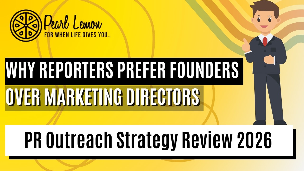 Why Reporters Prefer Founders Over Marketing Directors | PR Outreach Strategy Review 2026