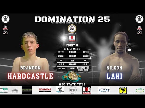 Brandon Hardcastle Vs Nilson Laki - Domination Muay Thai 25