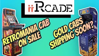 iiRcade Retromania Wrestling on sale and Gold Edition cabinets shipping soon.