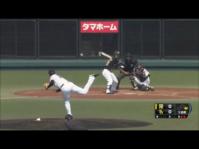 【ファーム】激しい外国人争いの中で好アピール!! ホークス・スアレスが5回無失点!! 2019/3/22 H-T(ファーム)