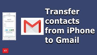 How to export contacts from iPhone to Gmail (2 ways) | Backup iPhone contacts to Gmail