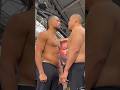 JOE JOYCE STARES DOWN BIG BANG ZHANG AT FINAL FACE OFF