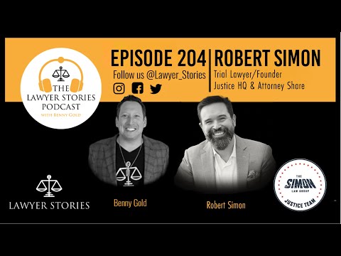 Robert Simon - Justice Team and Legal Community Leader - YouTube