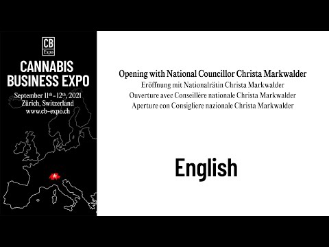 CB Expo 2021 - Opening with National Councillor Christa Markwalder (EN)