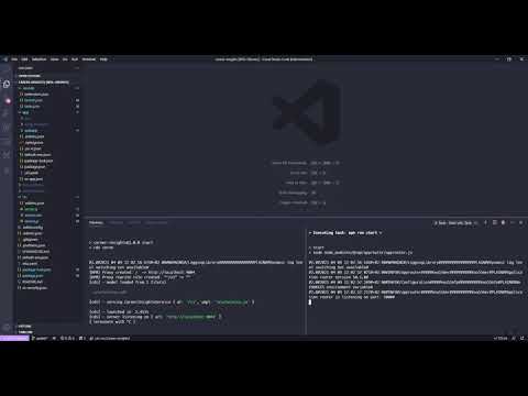 Use Tasks in Visual Studio Code to start a cds service, an approuter and launch a browser in one go