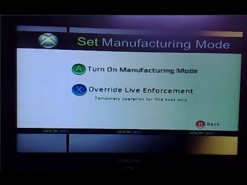, title : 'Xbox 360 Manufacturing Mode'
