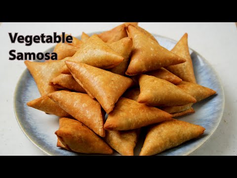 The Best Crispy Potatoes Cauliflower and Peas Samosa | Fried Vegetable Samosa | Vegetarian samosa
