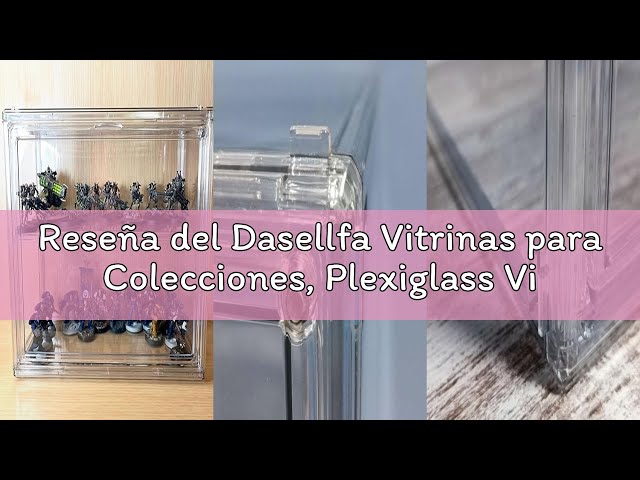 Vídeo relacionado con Dasellfa Vitrinas para Colecciones, Plexiglass Vitrina Expositora,Expositor Metacrilato,Vitrina Coleccionista Acrílico Transparente, con Puerta,Figuras de AccióN,Juguetes,Miniaturas (27*18*22)