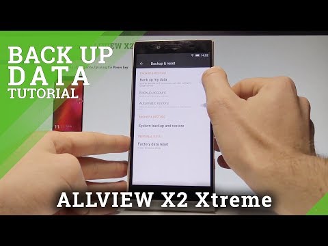 How to Back Up Data on ALLVIEW X2 Xtreme - Enable Google Backup |HardReset.Info