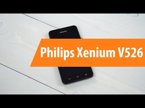 Распаковка Philips Xenium V526 / Unboxing Philips Xenium V526