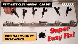 Super Easy BMW Fuel Injector Replacement! (N52 Engines)
