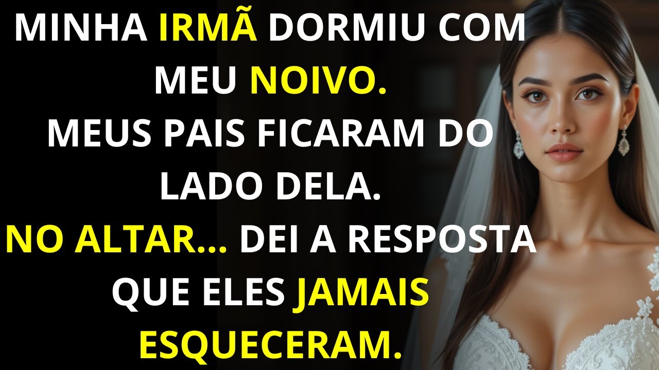 Minha irmã ficou com meu noivo… e no altar, eu dei a resposta que ninguém esperava