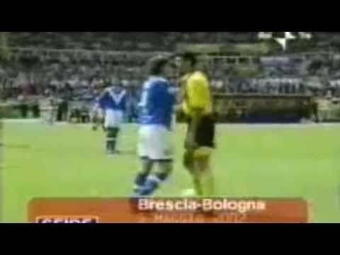 Serie A 2001-2002, day 34 Brescia - Bologna 3-0 (Toni, Bachini, R.Baggio)