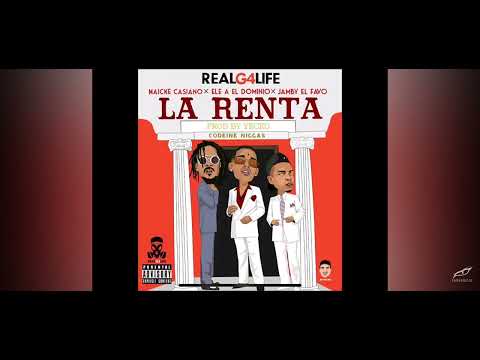 Maicke Casiano X Ele A El Dominio X Jamby El Favo - La Renta ( cover art)