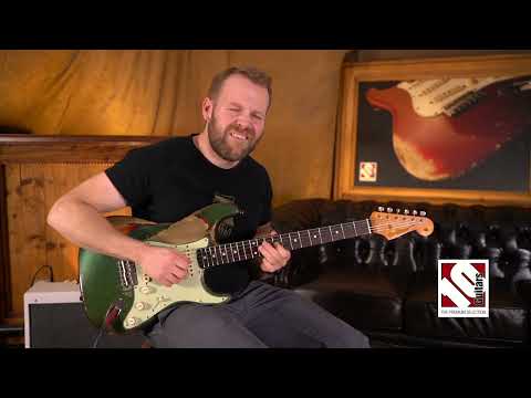 2018 Fender Stratocaster 61 Relic Sherwood Metallic Masterbuilt Dale Wilson | Guitar Demo