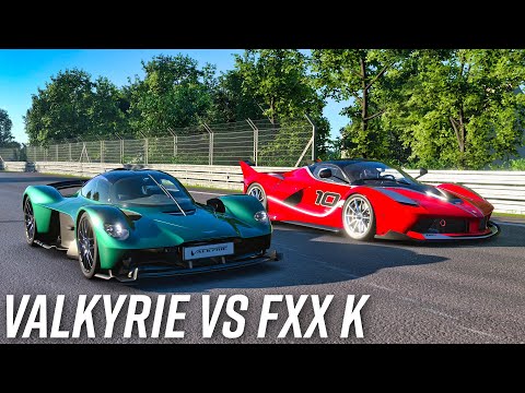 Aston Martin Valkyrie vs Ferrari FXX K | Gran Turismo 7