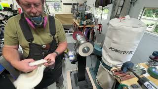 "Don’t Use Your Radial Disc Like This for Polishing – Plus My Way to Care for Wood Handle Knives"