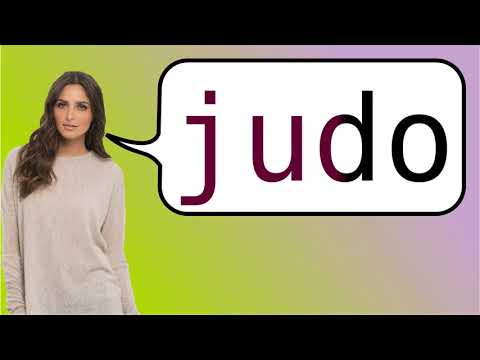 Como dizer 'judô' em ingles?