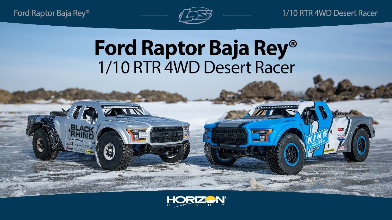 RC auto Losi Ford Raptor Baja Rey V2 1:10 4WD RTR King Shocks