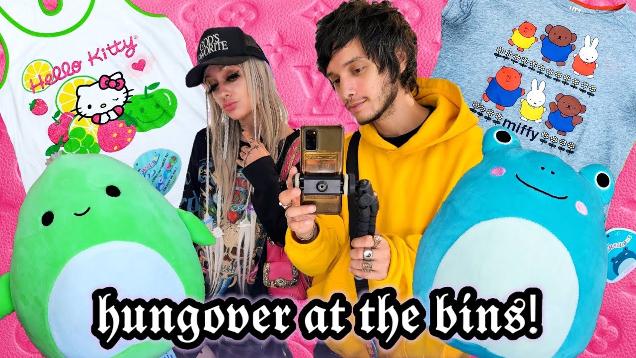 GOODWILL OUTLET HAUL! hello kitty, squishmallows & more for reselling on whatnot, depop, mercari!