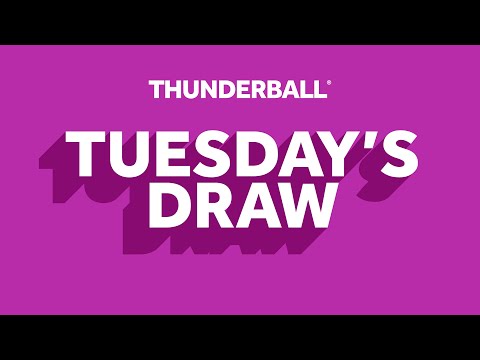 The National Lottery Thunderball draw results from Tuesday 23 April 2024